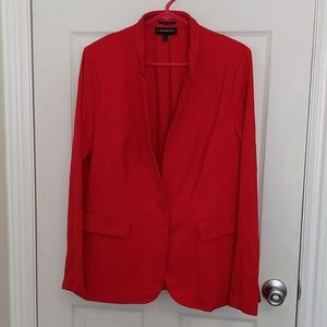 Red work blazer, size 16